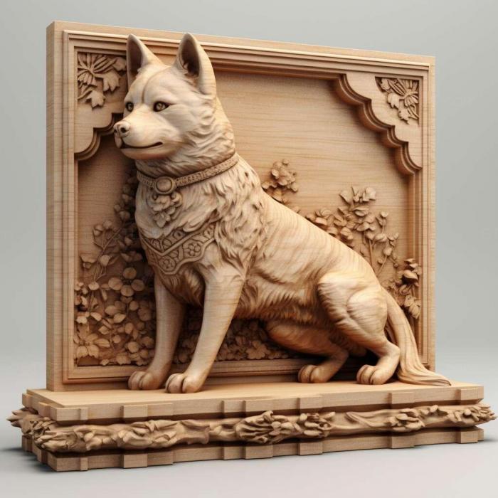 Nature and animals (Akita in Japan 3, NATURE_523) 3D models for cnc